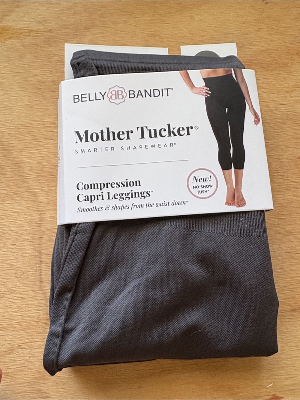 Belly Bandit Mother Tucker Compression Capri Leggings - Dark Gray